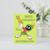MARVIN THE MARTIAN™ Aiming Laser Postkarte (Stehend Vorderseite)