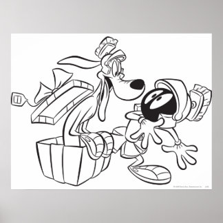 MARVIN THE MARTIAN™ and K-9 Gift Überraschung Poster