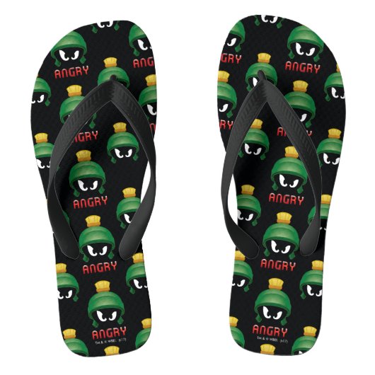 MARVIN THE MARTIAN™ Angry Emoji Badesandalen (Fußbett)