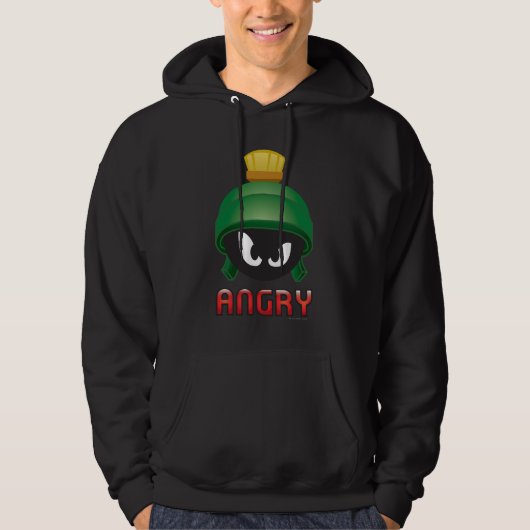 MARVIN THE MARTIAN™ Angry Emoji Hoodie (Vorderseite)
