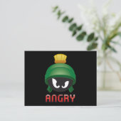MARVIN THE MARTIAN™ Angry Emoji Postkarte (Stehend Vorderseite)