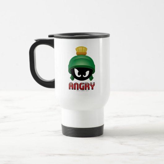 MARVIN THE MARTIAN™ Angry Emoji Reisebecher (Links)