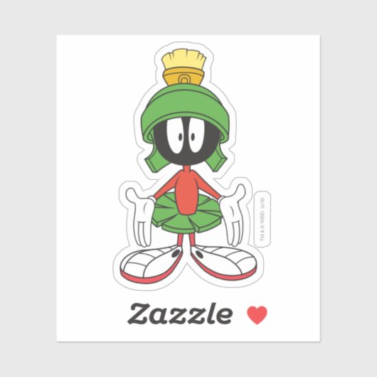 MARVIN THE MARTIAN™ Arms Open Aufkleber (Blatt)