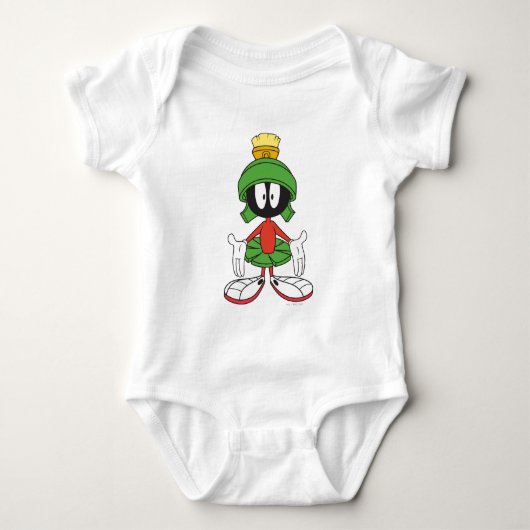 MARVIN THE MARTIAN™ Arms Open Baby Strampler (Vorderseite)
