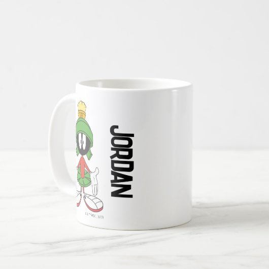 MARVIN THE MARTIAN™ Arms Open | Füge Deinen Namen  Kaffeetasse (Vorderseite Links)