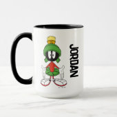 MARVIN THE MARTIAN™ Arms Open | Füge Deinen Namen Tasse (Links)