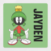 MARVIN THE MARTIAN™ Arms Open | Name hinzufügen Etiketten (Design 2)