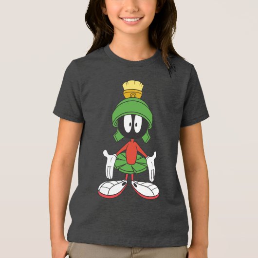 MARVIN THE MARTIAN™ Arms Open Tri-Blend Shirt (Vorderseite)