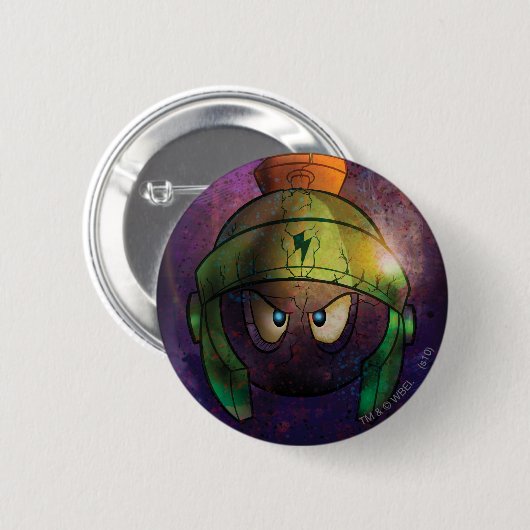 MARVIN THE MARTIAN™ Battle Hardened Button (Vorne & Hinten)