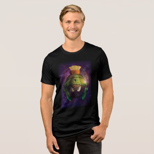 MARVIN THE MARTIAN™ Battle Hardened Tri-Blend Shirt (Vorderseite voll)