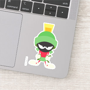 MARVIN THE MARTIAN™ bereit zum Angriff Aufkleber