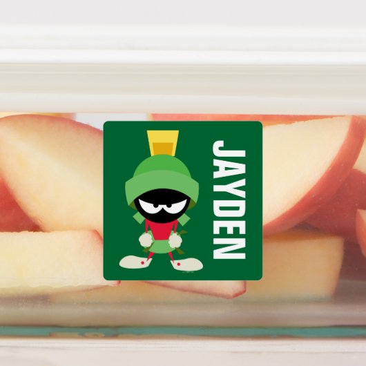 MARVIN THE MARTIAN™ bereit zum Angriff | Name hinz Etiketten (Befestigt)