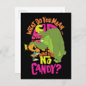 MARVIN THE MARTIAN™ & BUGS BUNNY™ "No Candy" Einladungspostkarte (Vorne/Hinten)