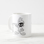 MARVIN THE MARTIAN™ Christmas Tree Pop Gun Kaffeetasse (Vorderseite Links)