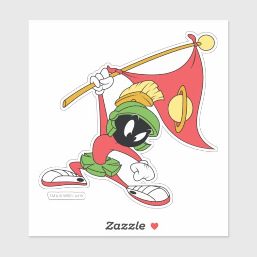 MARVIN THE MARTIAN™ Claiming Planet Aufkleber (Blatt)