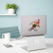 MARVIN THE MARTIAN™ Claiming Planet Aufkleber (Laptop auf Schreibtisch)
