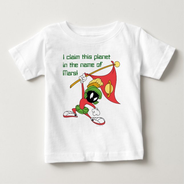 MARVIN THE MARTIAN™ Claiming Planet Baby T-shirt (Vorderseite)