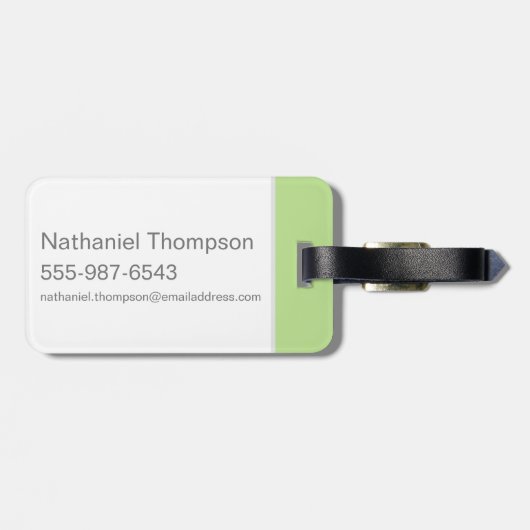 MARVIN THE MARTIAN™ Claiming Planet Gepäckanhänger (Rückseite horizontal)