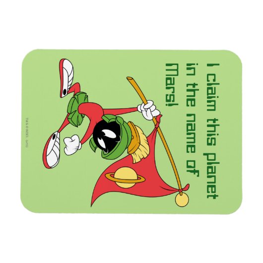 MARVIN THE MARTIAN™ Claiming Planet Magnet (Horizontal)