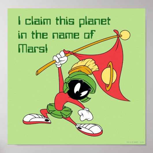 MARVIN THE MARTIAN™ Claiming Planet Poster (Vorne)