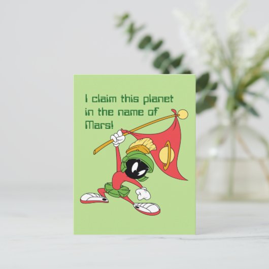 MARVIN THE MARTIAN™ Claiming Planet Postkarte (Stehend Vorderseite)