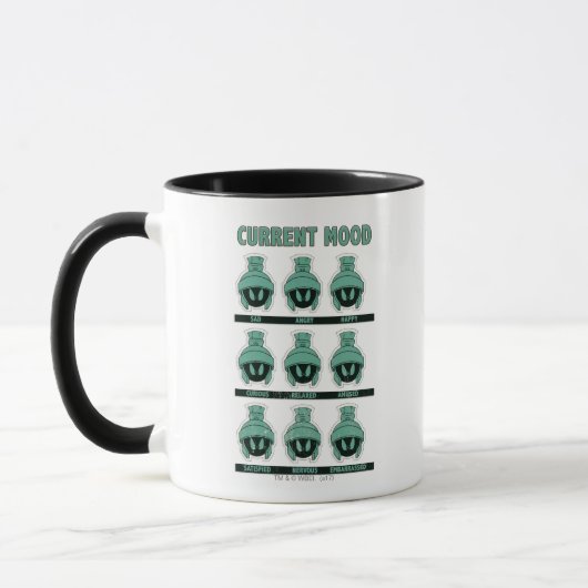 MARVIN THE MARTIAN™ Current Stimmung Chart Tasse (Links)