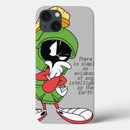 MARVIN THE MARTIAN™ Denkt Case-Mate iPhone Hülle (Rückseite)