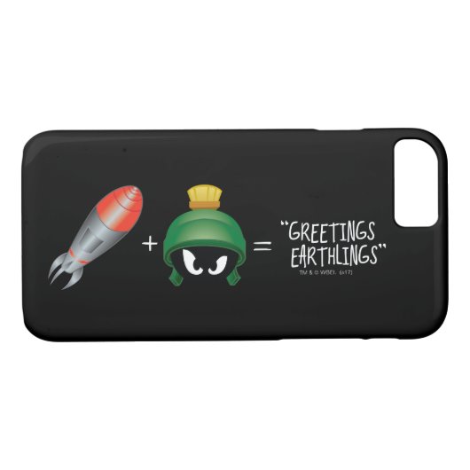 MARVIN THE MARTIAN™ Emoji Equation Case-Mate iPhone Hülle (Rückseite (Horizontal))