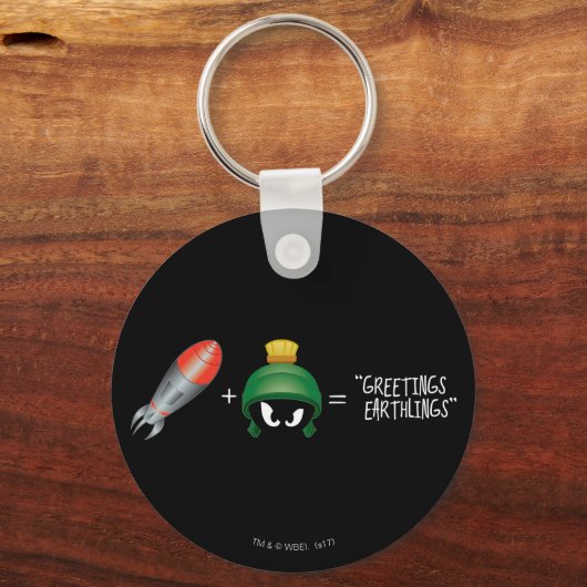MARVIN THE MARTIAN™ Emoji Equation Schlüsselanhänger (Vorderseite)