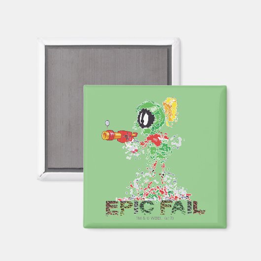 MARVIN THE MARTIAN™ Epic Fail Magnet (Vorderseite/Rückseite)