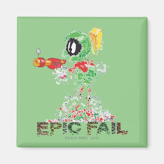 MARVIN THE MARTIAN™ Epic Fail Magnet (Vorne)