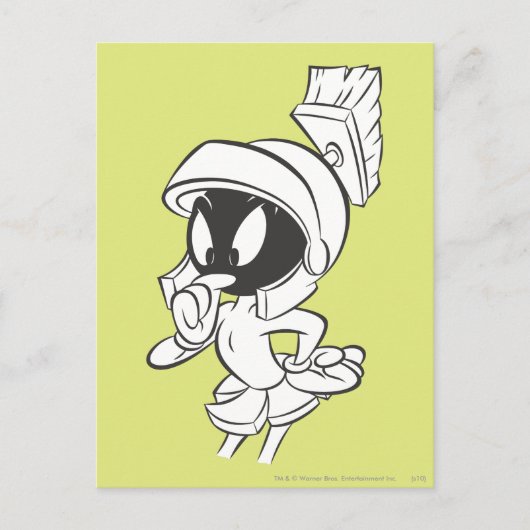 MARVIN THE MARTIAN™ expressive Postkarte (Vorderseite)
