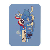 MARVIN THE MARTIAN™ - Frieden auf den Erdlingen Magnet (Vertikal)