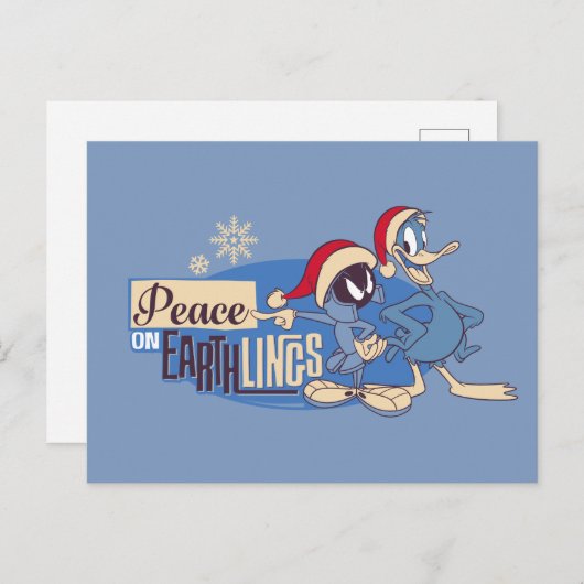 MARVIN THE MARTIAN™ - Frieden auf den Erdlingen Postkarte (Vorne/Hinten)