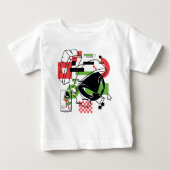 MARVIN THE MARTIAN™ Glitch Baby T-shirt (Vorderseite)