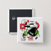 MARVIN THE MARTIAN™ Glitch Button (Vorne & Hinten)