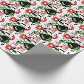 MARVIN THE MARTIAN™ Glitch Geschenkpapier (Ecke)