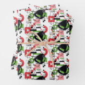 MARVIN THE MARTIAN™ Glitch Geschenkpapier Set (Beispiel)