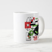 MARVIN THE MARTIAN™ Glitch Jumbo-Tasse (Vorderseite Rechts)