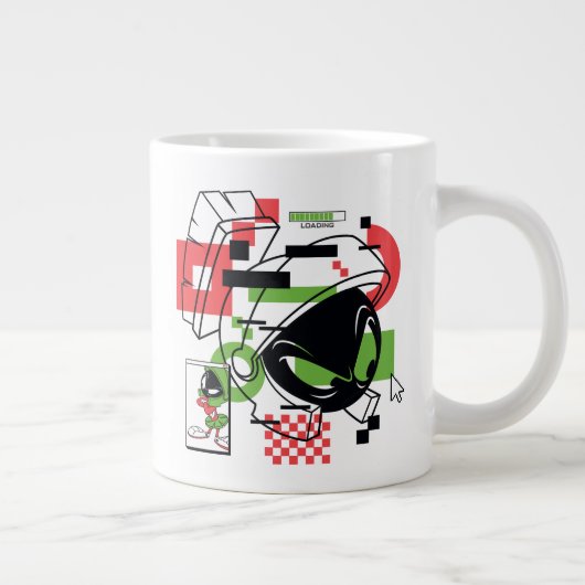 MARVIN THE MARTIAN™ Glitch Jumbo-Tasse (Rechts)