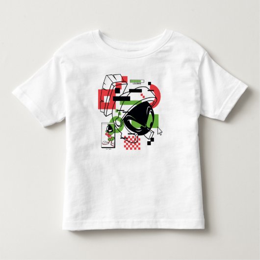 MARVIN THE MARTIAN™ Glitch Kleinkind T-shirt (Vorderseite)