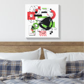 MARVIN THE MARTIAN™ Glitch Leinwanddruck (Insitu (Schlafzimmer))