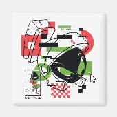 MARVIN THE MARTIAN™ Glitch Magnet (Vorne)