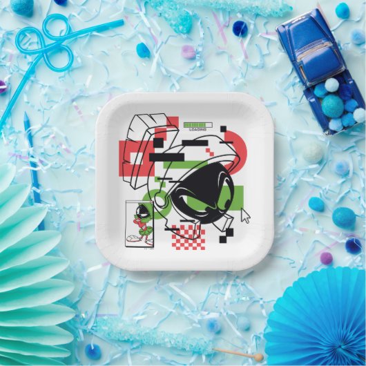 MARVIN THE MARTIAN™ Glitch Pappteller (Party)