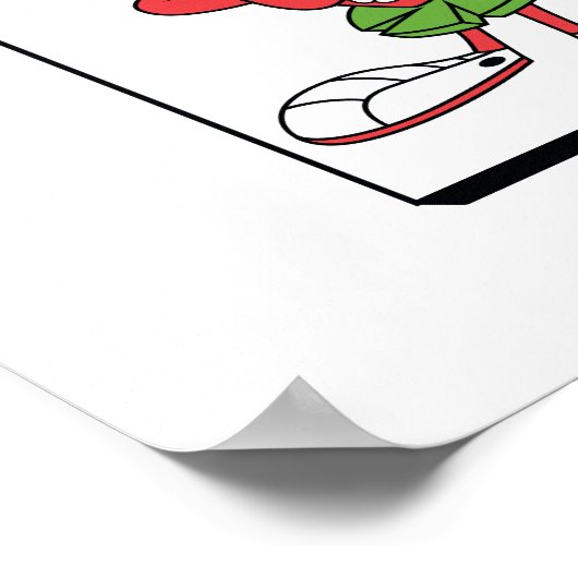 MARVIN THE MARTIAN™ Glitch Poster (Ecke)