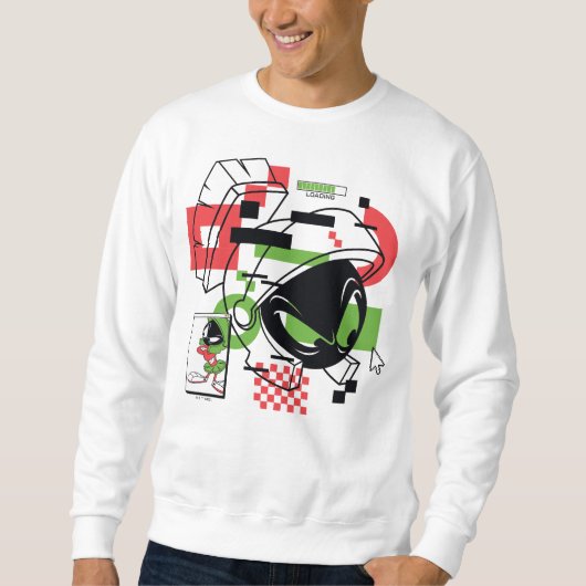 MARVIN THE MARTIAN™ Glitch Sweatshirt (Vorderseite)