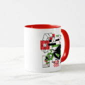 MARVIN THE MARTIAN™ Glitch Tasse (VorderseiteRechts)