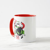MARVIN THE MARTIAN™ Glitch Tasse (Vorderseite Links)