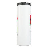 MARVIN THE MARTIAN™ Glitch Thermosbecher (Rückseite)