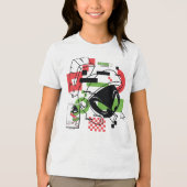 MARVIN THE MARTIAN™ Glitch Tri-Blend Shirt (Vorderseite)